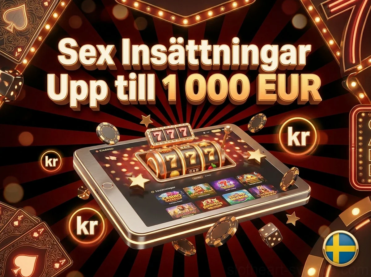Sex InsättningarUpp till 1 000 EUR
